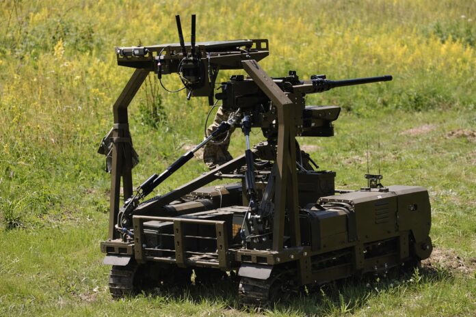 robot-ucrainean-de-lupta Ucraina